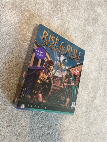NEW The Rise & Rule of Ancient Empires - Factory Sealed Big Box PC - 1996 Sierra - Picture 11 of 24