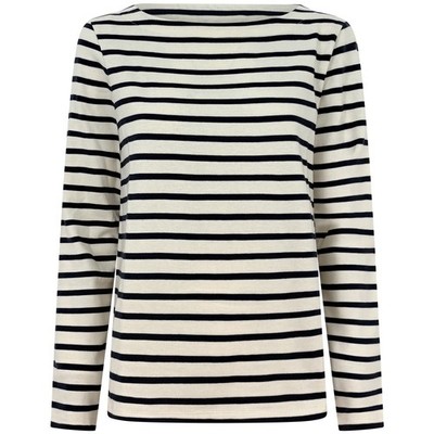 WEEKEND MAX MARA - Damen Shirt weiß/blau gestreift