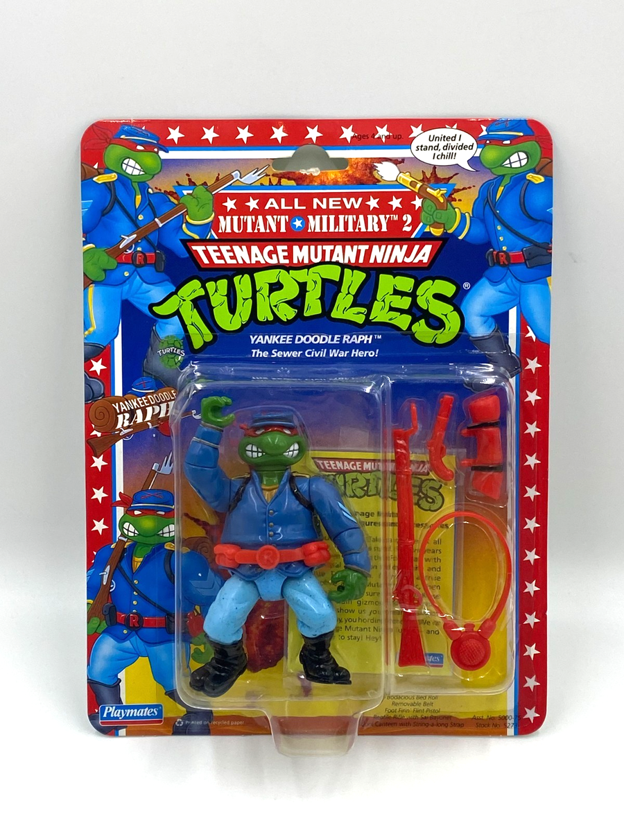 MUTANT MILITARY 2 TMNT YANKEE DOODLE RAPH 1992 PLAYMATES | eBay