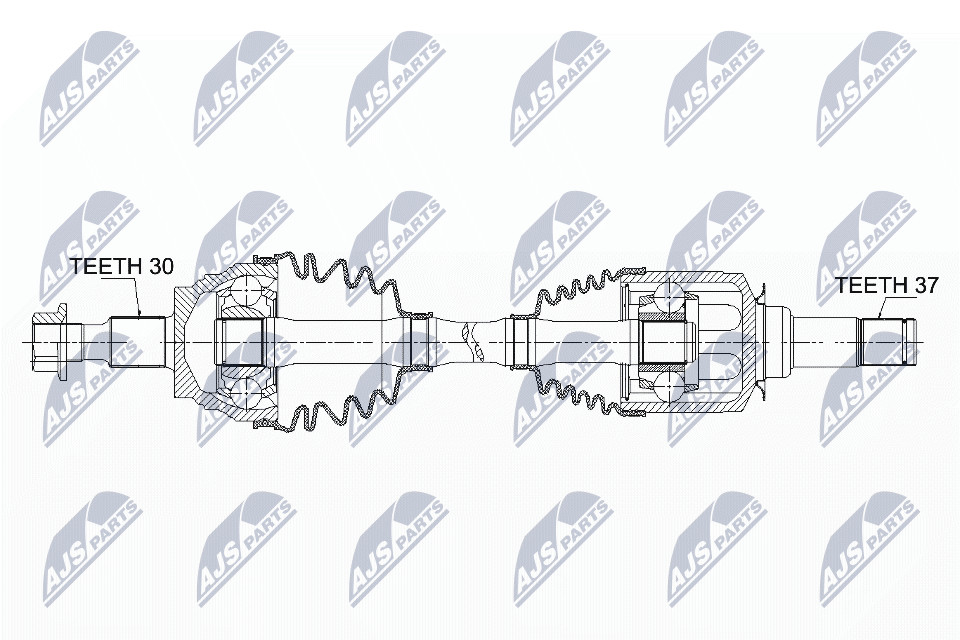 N.T.Y. NPW-ME-047.NTY Drive Shaft for MERCEDES-BENZ