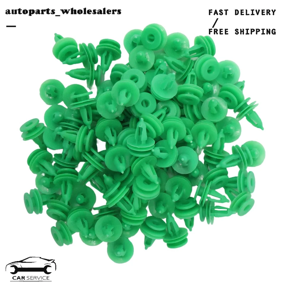 100x Para Chrysler A18862 Dodge Jeep Panel de Puerta Clip Borde Nylon Sujetador Retenedor Foto 3 de 4