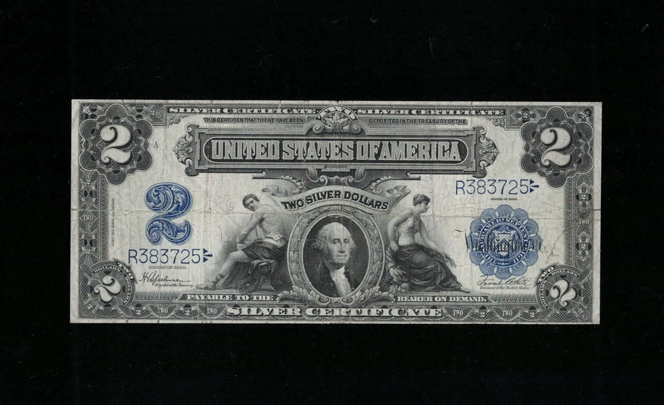SC 1899 $2 Fr.258 Mini-Porthole Silver Certificate Very Fine (725) - Image 2 of 4