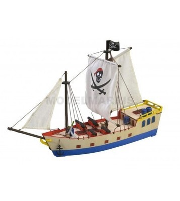 ARTESANIA LATINA 30509N Wooden Modell für Kids + 8 : Pirate Ship
