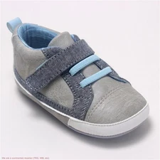 Baby Boys' Ro+Me by Robeez Parker Casual Sneakers - Gray 6-12M