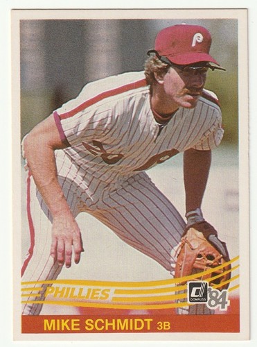 MIKE SCHMIDT 1984 DONRUSS #183 - PHILADELPHIA PHILLIES - HOF