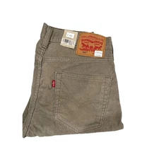 Levi  511 Slim Fit Corduroy Pants Beige Tan Choose Size,