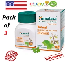 (3 X 60 = 180 Tabs) Himalaya Tulasi (Free Shipping)