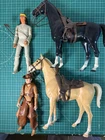Mark Co 1960s Johnny West and Geronimo with Horses Accessories and Manuals