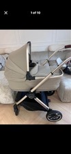 Silver Cross Reef (Stone )With Carry Cot, Seat, Cosy Toes, Stand And Rain cover