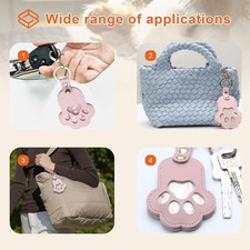 Pet Memorial Keychain Dog Paw Keepsake Photo Holder Heartfelt Memorial Gift