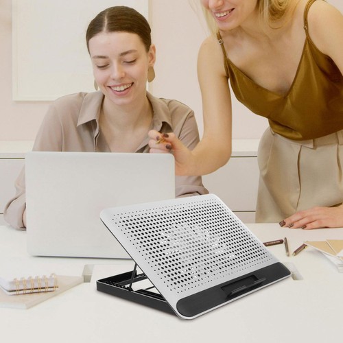 Notebook Cooler Quiet Thin Mute Computer Fan Cooler Aluminum Alloy Plate - 第 2/12 張圖片
