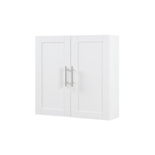 GlasFlength Bathroom Storage Cabinets Wall Mounted Cabinet with Adjustable Shelf