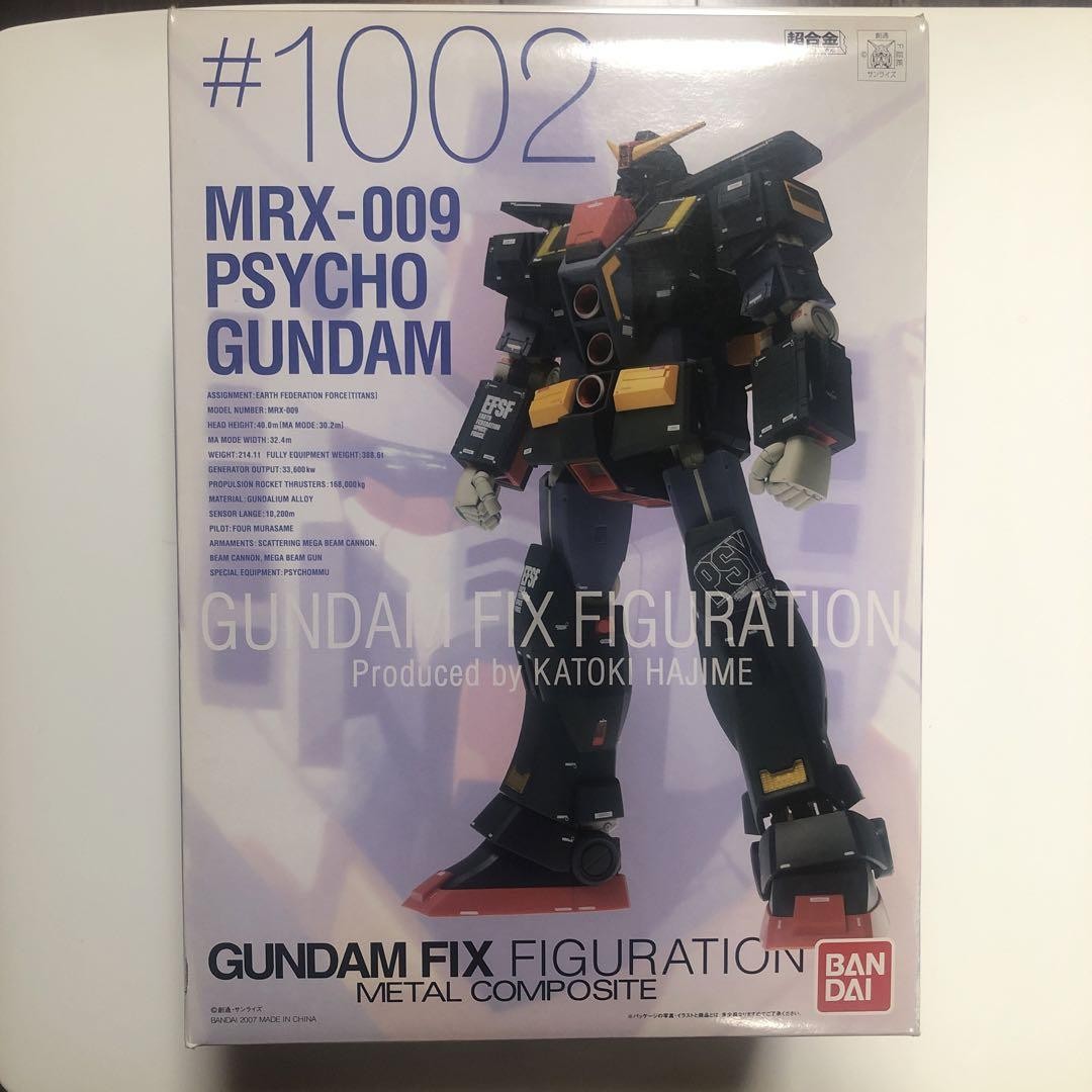 BANDAI Psycho Gundam #1002 Metal Composite GFF Hajime Katoki