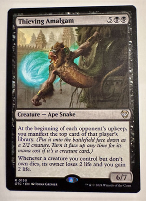 x1 Thieving Amalgam R MTG Commander: Outlaws of Thunder Junction M/NM, English