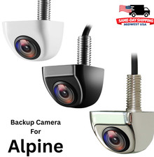 Telecamera di backup vista posteriore per ALPINE IVA-D901 IVAD901 nero/argento/bianco