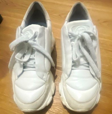 Paul Green Damen Sneaker Low Top Schnürung Weiß Freizeit Ohne Muster EU 39