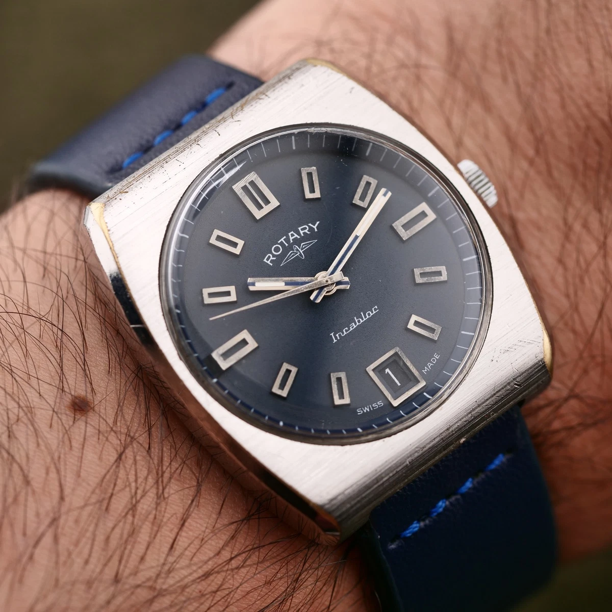 Rotary Cushion Wristwatches for sale | eBay UK