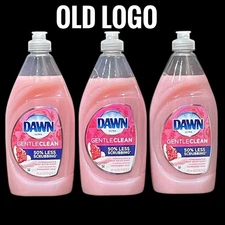 DAWN Pomegranate Rose Water Ultra Gentle Clean Dishwashing Soap Lot Of 3