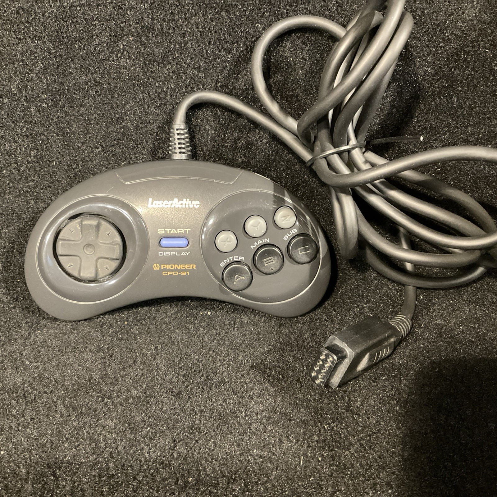 Pioneer Laser Active CPD-S1 Sega Genesis Six Button Controller, Nice!