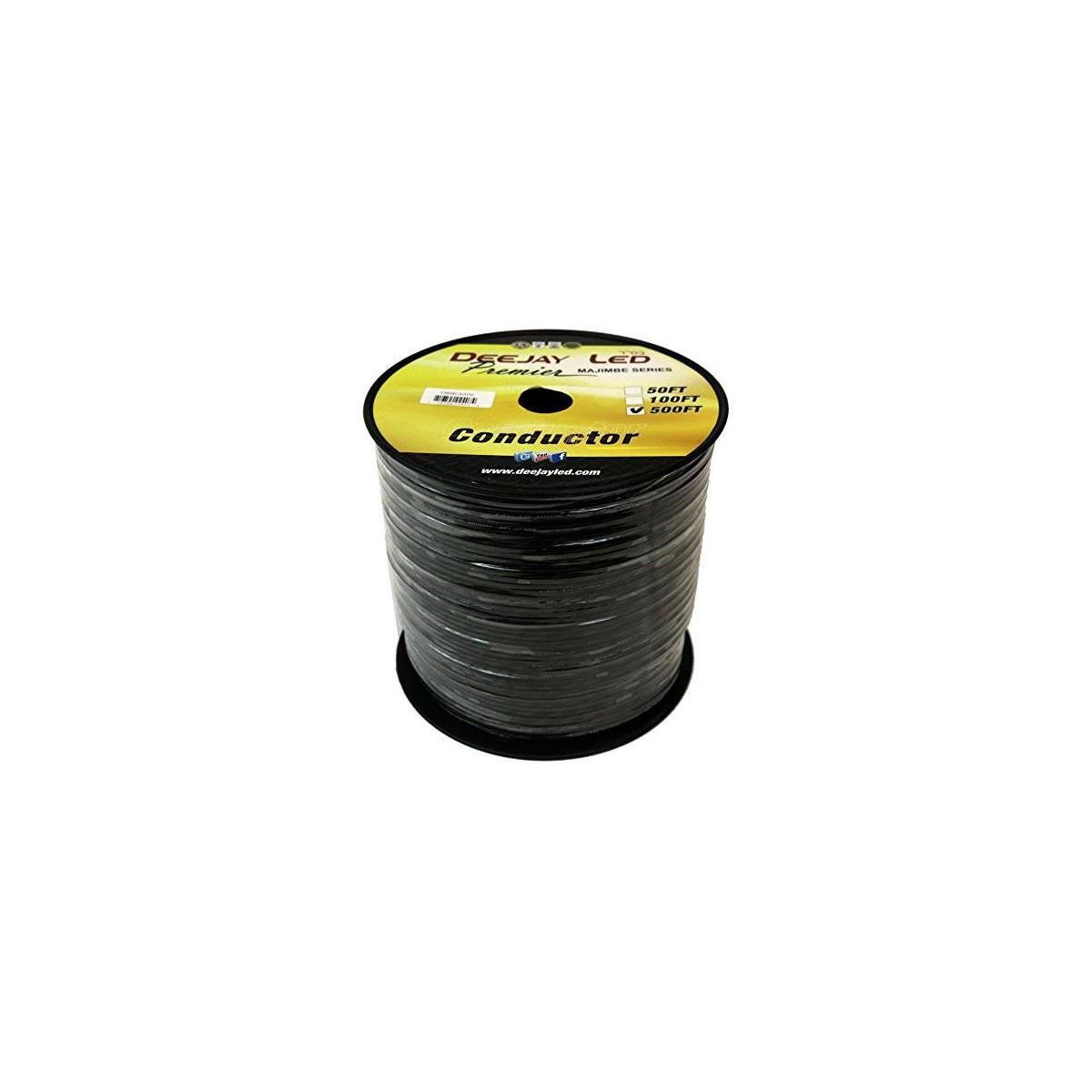 Deejay LED 500' Raw Twisted Pair RCA Signal Cable