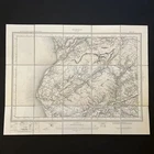 1899 Ordnance Survey Map 1 Inch To 1 Mile Sheet 149 Barmouth On Linen