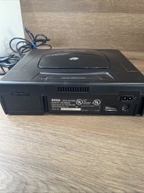 SEGA Saturn MK-80000A Black Console Complete With cables And 2 Controllers!