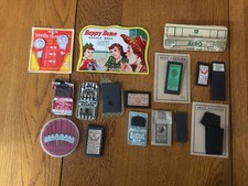 VINTAGE LARGE LOT OF SEWING NEEDLE BOOKS NEEDLES  THREADERS