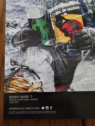 Bunny Mask #1 Aftershock Comics prima stampa copertina B 2021 - Foto 10 di 11