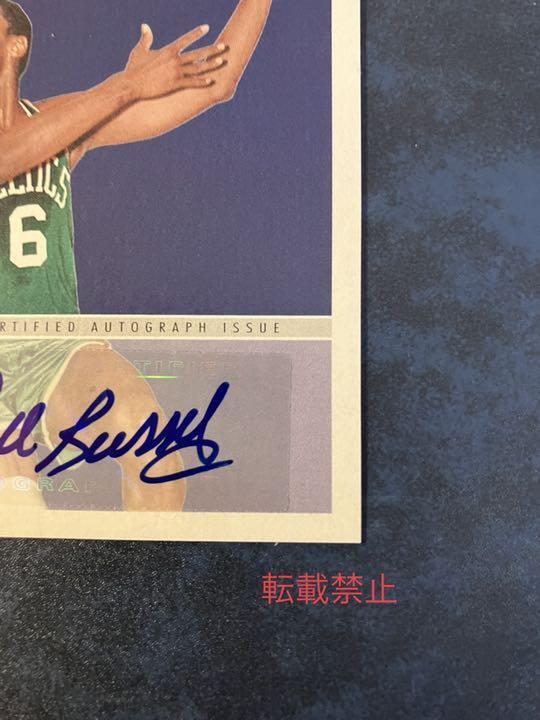 topps bowman Bill Russell auto card