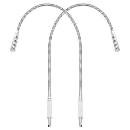 2 Pcs Tastaturbeleuchtung USB -Leslicht Flexibles Schwanenhalslicht - Afbeelding 10 van 12