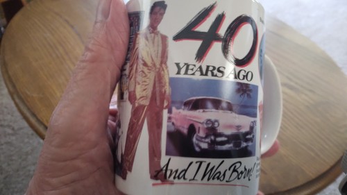 Taza de café Ago 40 años and I Was Born 1956 año de nacimiento - Imagen 3 de 5