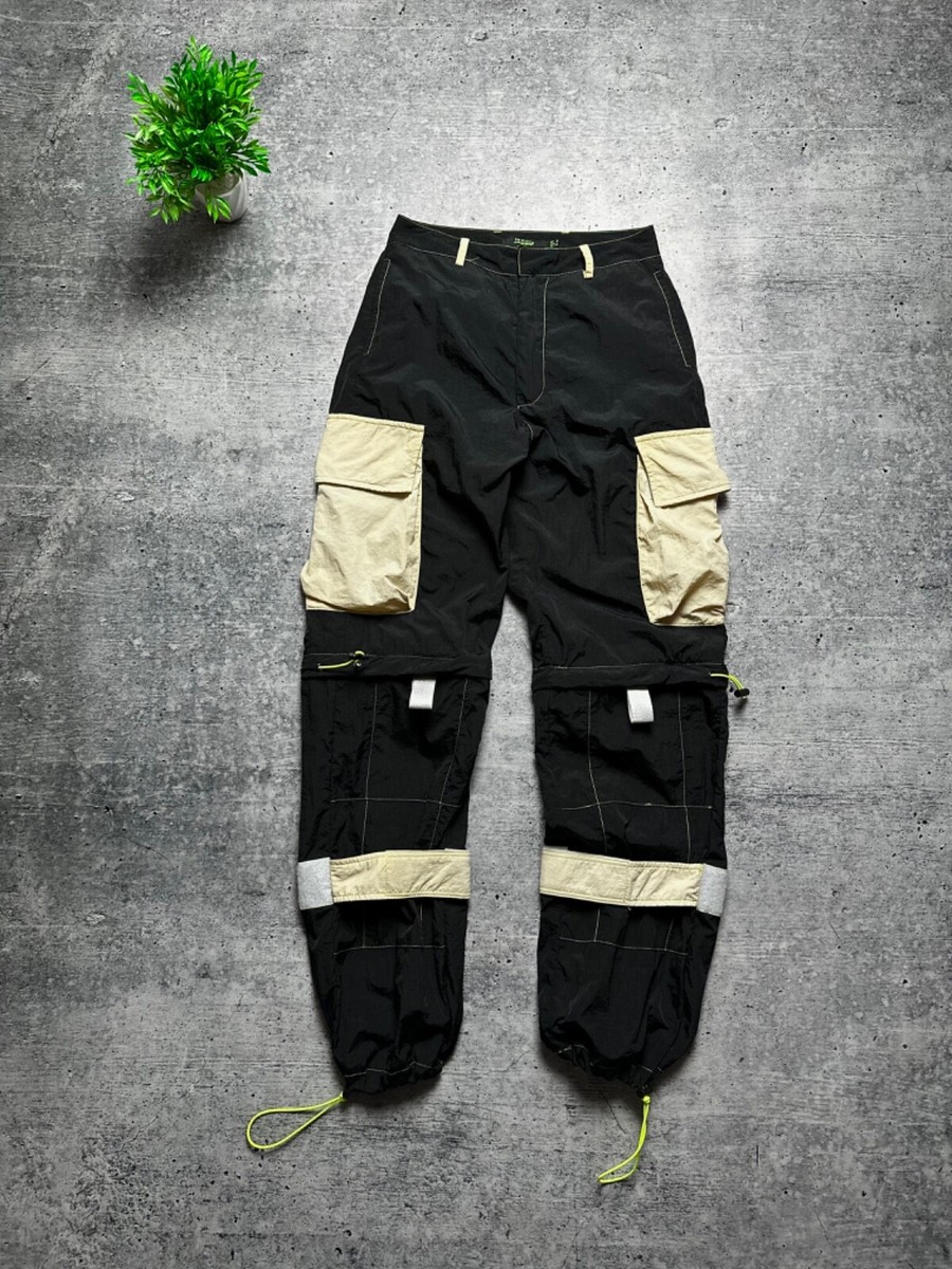 JADED LONDON Nylon Avant Garde Transformer Cargo Pants