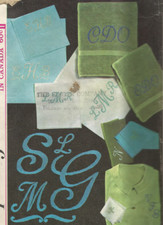 5175 Simplicity Transfer Pattern Embroidery Script Letters Monograms Vintage