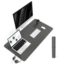 Non-Slip Desk Pad Waterproof PVC Leather Desk Table Protector Ultra Thin Larg...