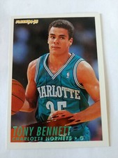 1994-95 Fleer - Tony Bennett #254 Charlotte Hornets - Wisconsin Green Bay - b14