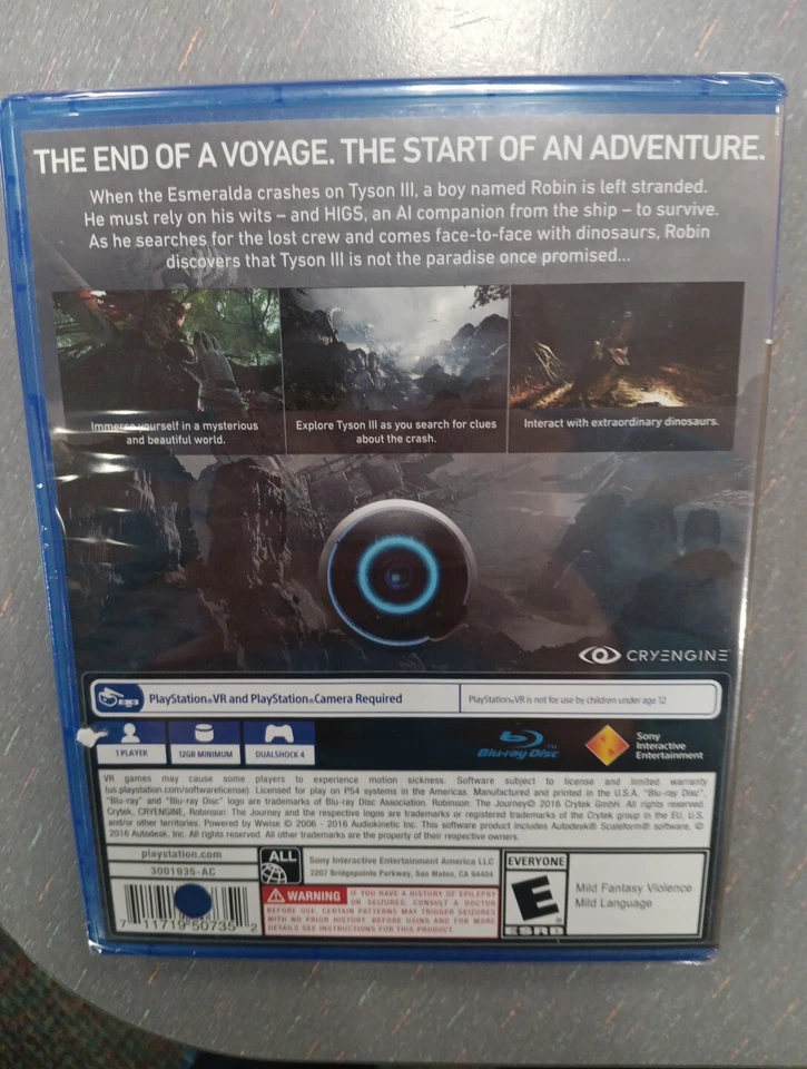 Robinson The Journey (Sony PlayStation 4, 2016) * PS4 VR REQUIRED * - Image 2 of 2