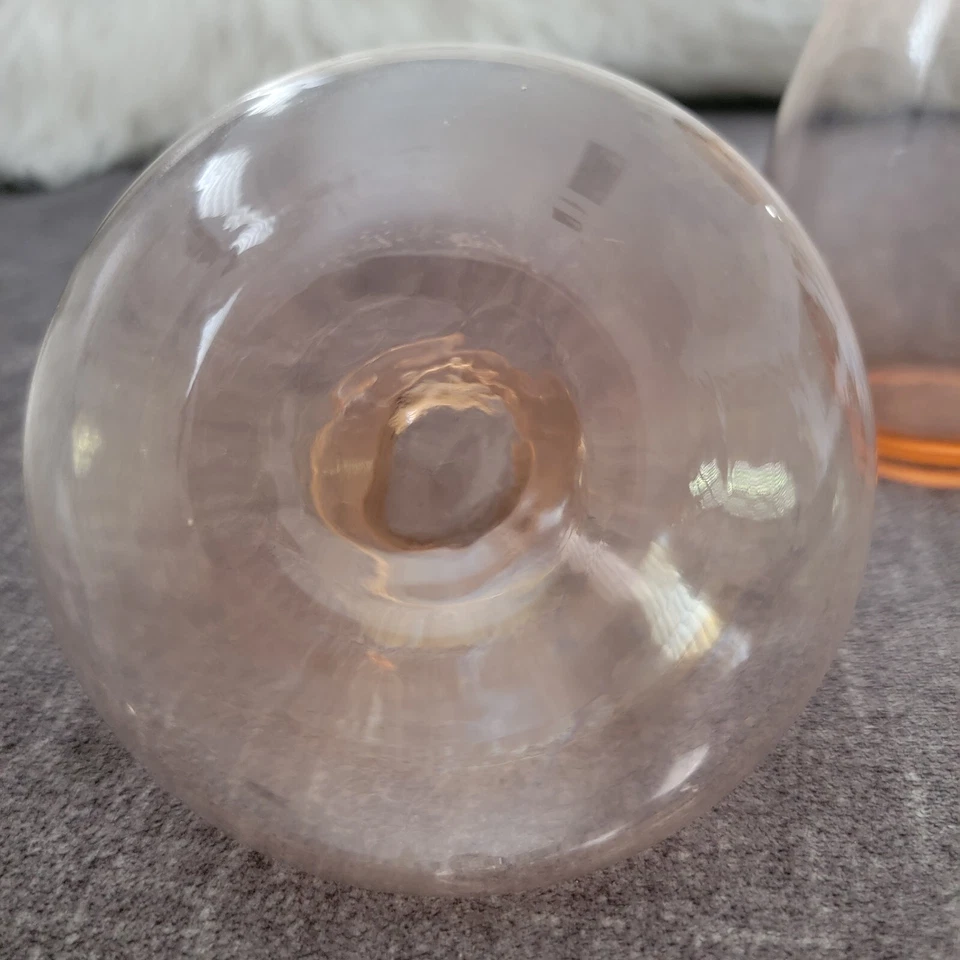 Hand blown Rose Mini Bud Vases Small Flower Glass bud Vases Bottle - Image 4 of 4