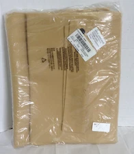 Frontgate Outdoor Solid Drapes Curtains Panels Canvas Wheat 50x108 Tie Back