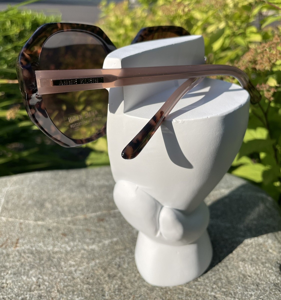 Anne Klein Sunglasses MOCHA TORTOISE Square Frames with  display picture 1