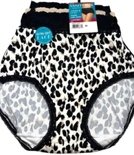 VANITY FAIR Women’s 3-Pair Radiant Brief Underwear Panties Nylon Blend Size M/6