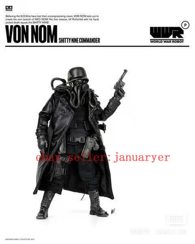 Perfect 3a Toys Threea 1/12 Spook Von Nom Commander Set Action Figure In Stock Perfect 3a Toys Threea 1/12 Spook Von Nom Commander Set Action Figure In Stock