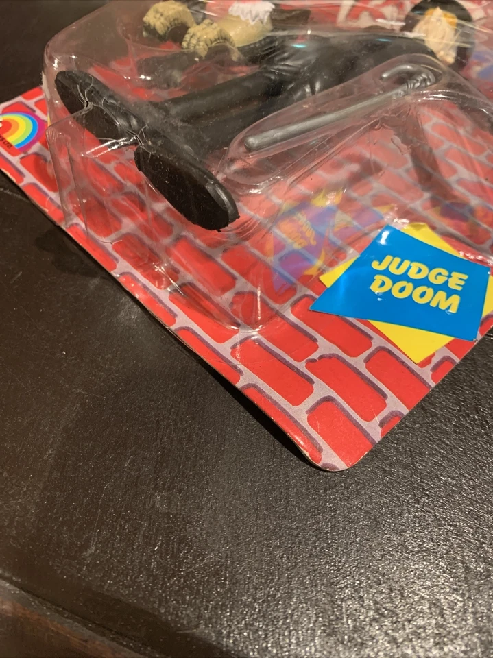 1988 LJN Who Framed Roger Rabbit Flexies Judge Doom! Vintage New Unopened Foto 4 de 4