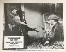 THE COURT MARTIAL OF MAJOR KELLER 1961 8 x ORIGINAL UK 8X10