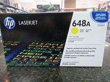 BRAND NEW GENUINE HP CE262A 648A Yellow Toner Cartridge OEM BOX FREE SHIPPING