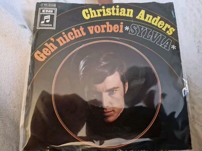 Christian Anders - Geh nicht vorbei - Vinyl  - 7'' Single.