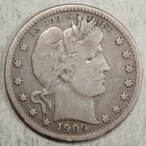 1909-S Barber Quarter, Fine 0620-48