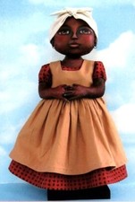 Cloth Folk Art Doll Pattern "Cora Mae" by Susan Barmore
