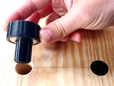 Wilbur’s Finest MFT Bench Dog Hole Plug Covers Magnetic 20mm or ¾. USA!!!