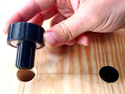 Wilbur s Finest MFT Bench Dog Hole Plug Covers Magnetic 20mm or ¾.