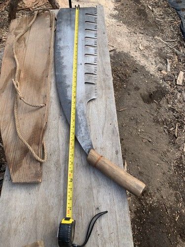 As-Is / Antique Japanese Pull Saws for logs/Madonoko / 62-97cm / Yasuki Steel - Picture 6 of 24